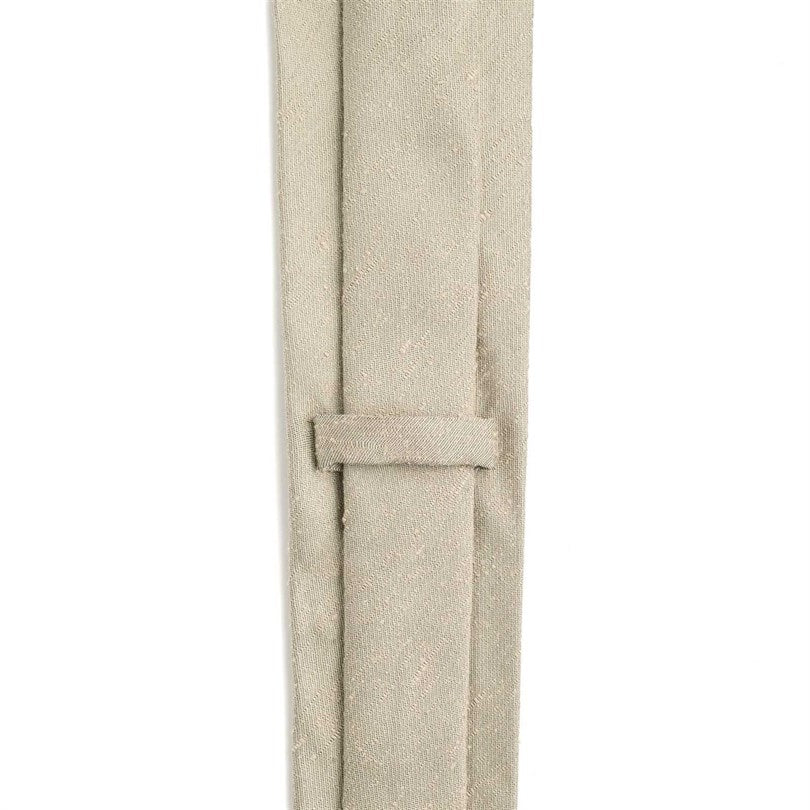 Rubinacci – Beige Shantung Tie Rubinacci