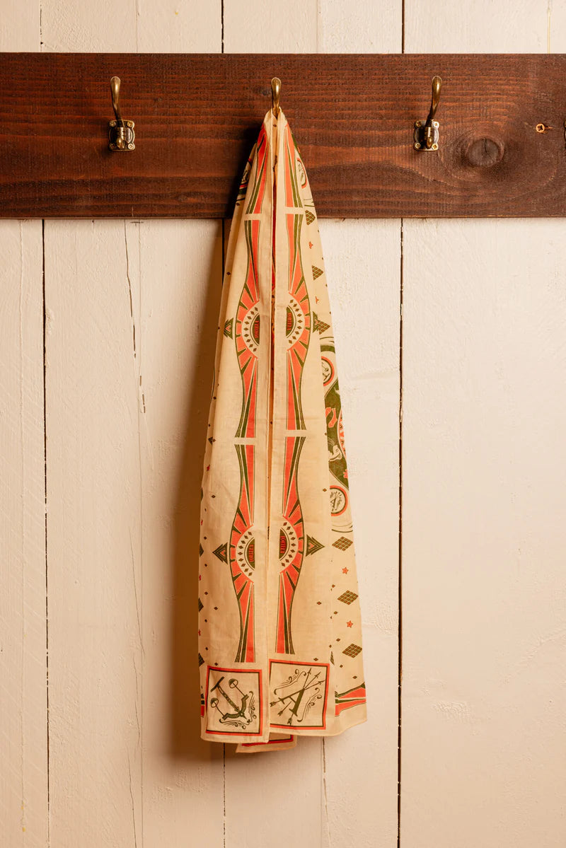 Fortela - Scarf Print - Natural