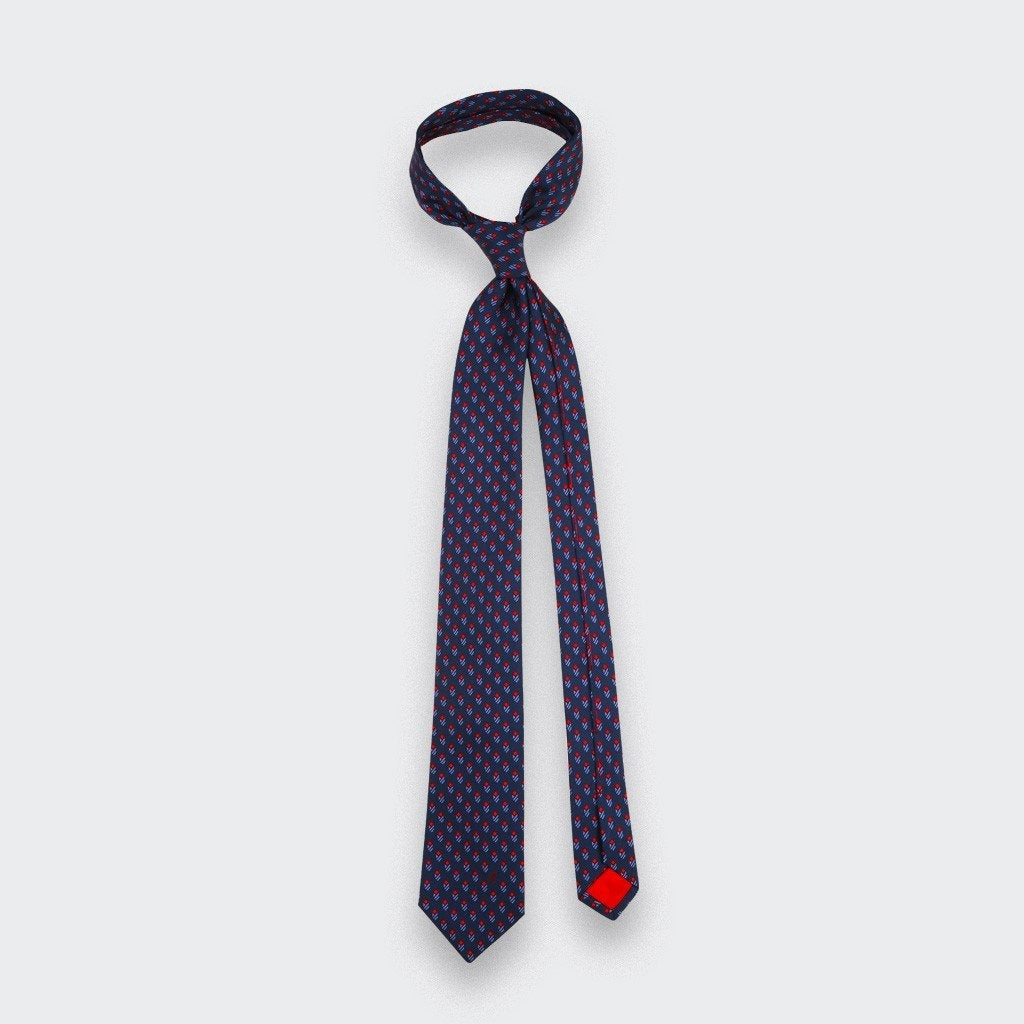 Cinabre - Navy Blue Grand Pan Tie Cinabre