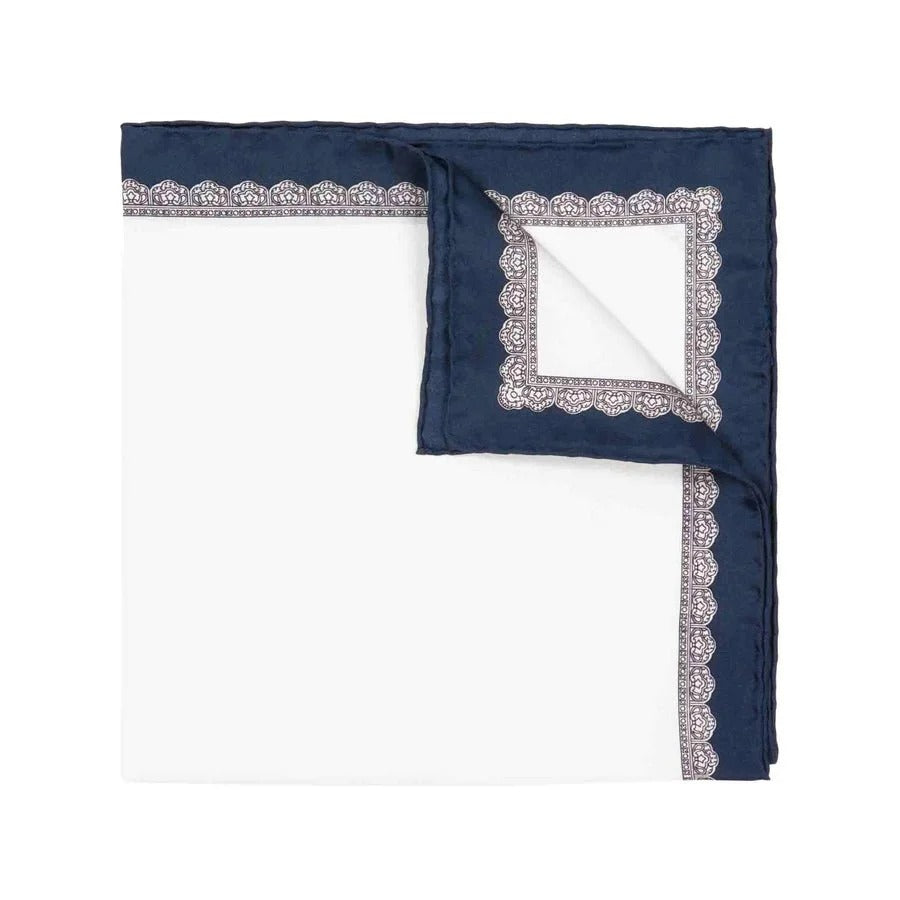 Sera Fine Silk - Navy Blue Essential Pocket Square