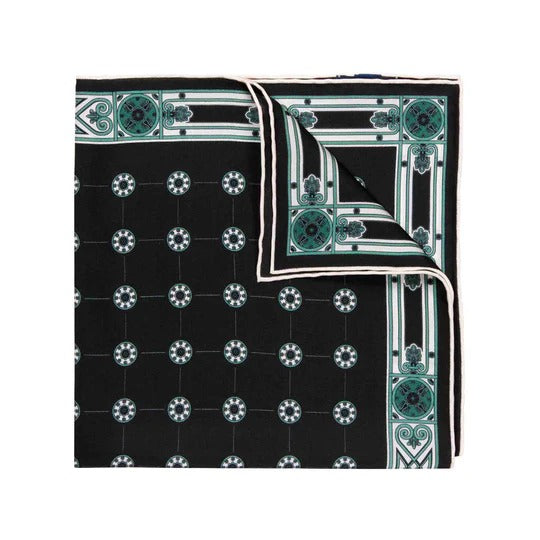 Sera Fine Silk - Milano Midnight Pocket Square