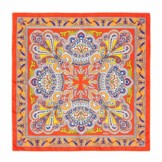 Sera  Fine Silk - Murano Pocket Square