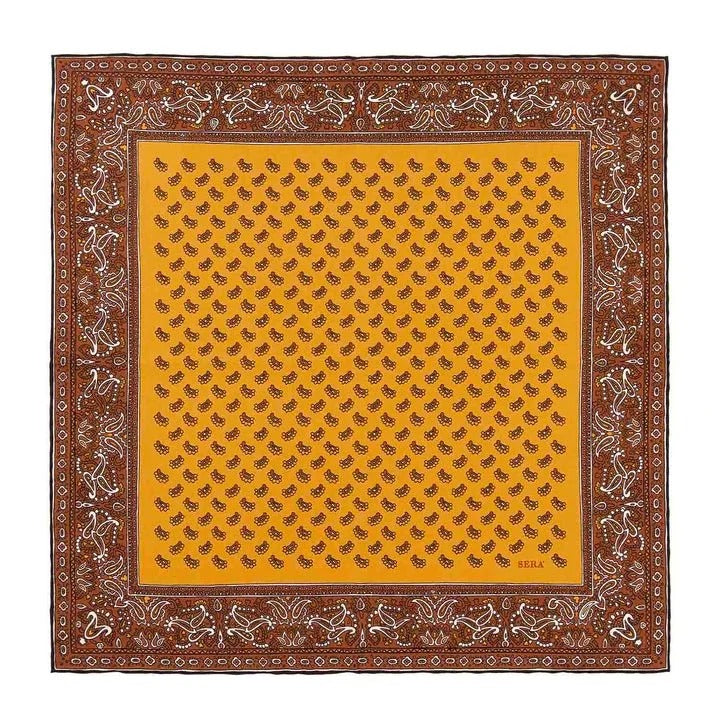 Sera Fine Silk - Almond Soave Silk Pocket Square
