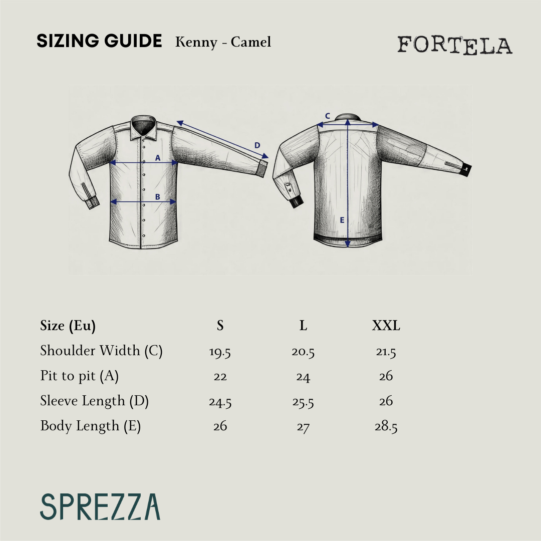 Fortela - Kenny MA952 Military Shirt - Camel