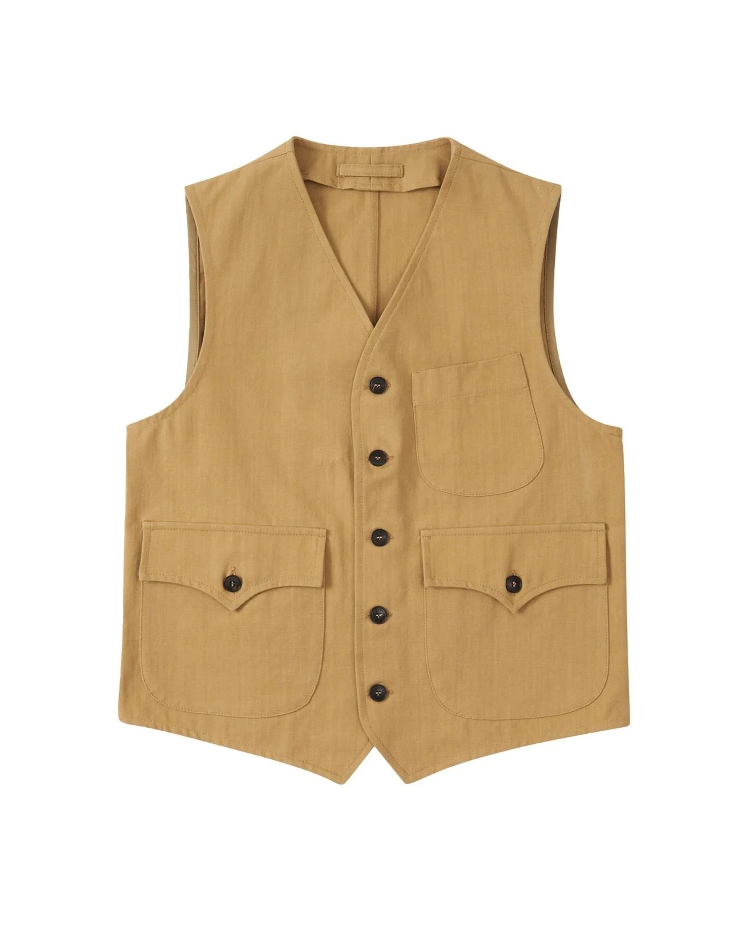 Fortela - Davide MA093 MOU Vest (Manteco) - Camel