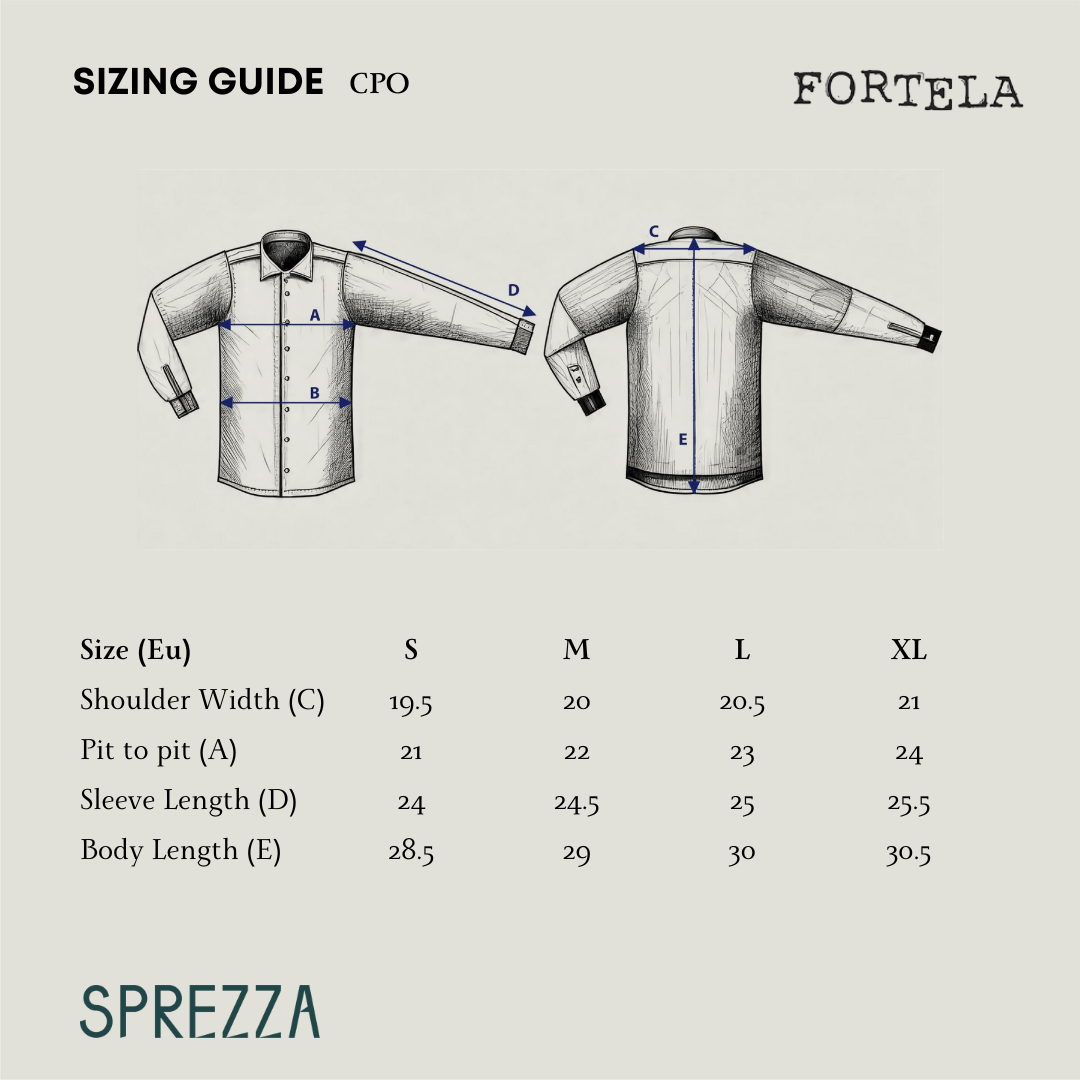 Fortela - CPO-0030T - Brushed Cotton Shirt - Off White