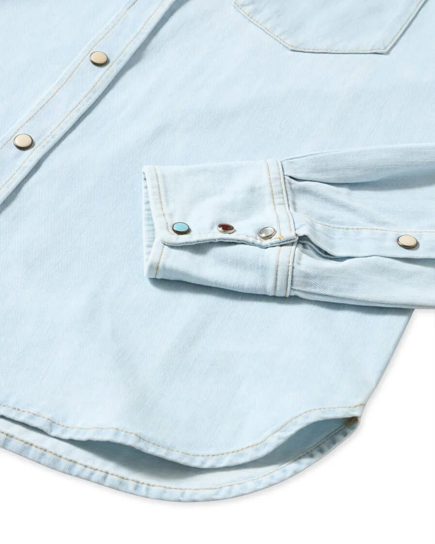 Fortela - Texan Denim Shirt - D200 (Faded Wash)