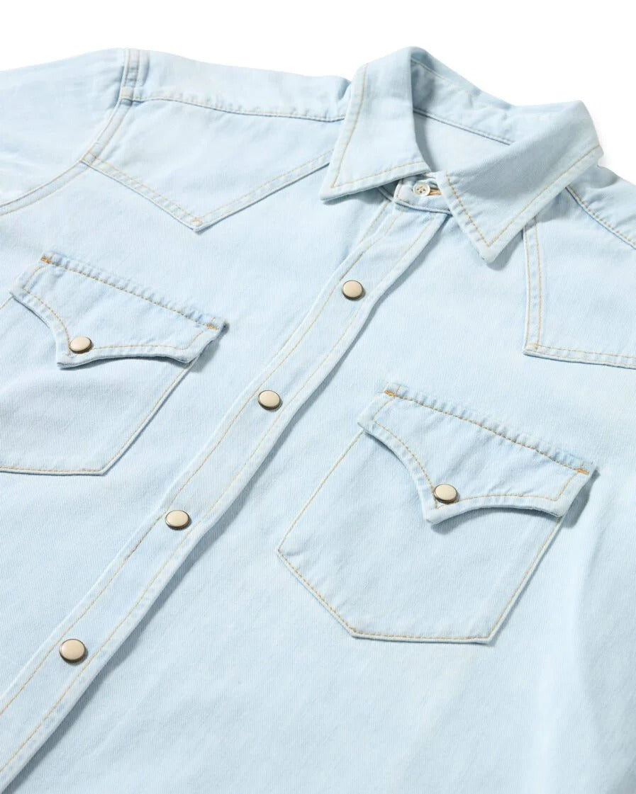 Fortela - Texan Denim Shirt - D200 (Faded Wash)