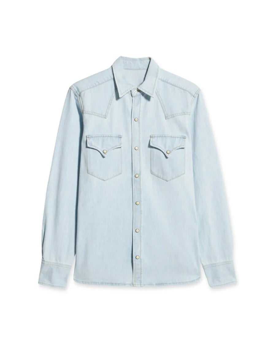 Fortela - Texan Denim Shirt - D200 (Faded Wash) Fortela