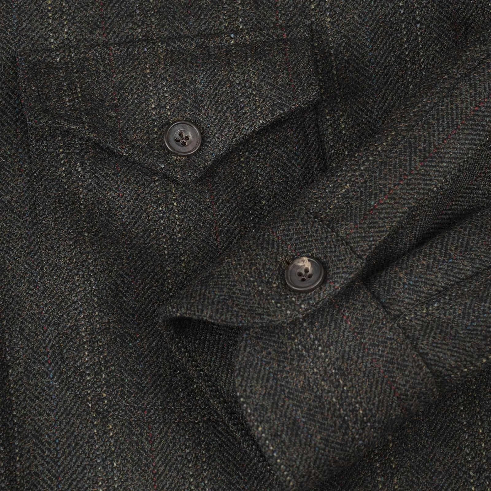 Rubinacci - Wool Safari Jacket (Vintage Archive) - Dark Green - Size L