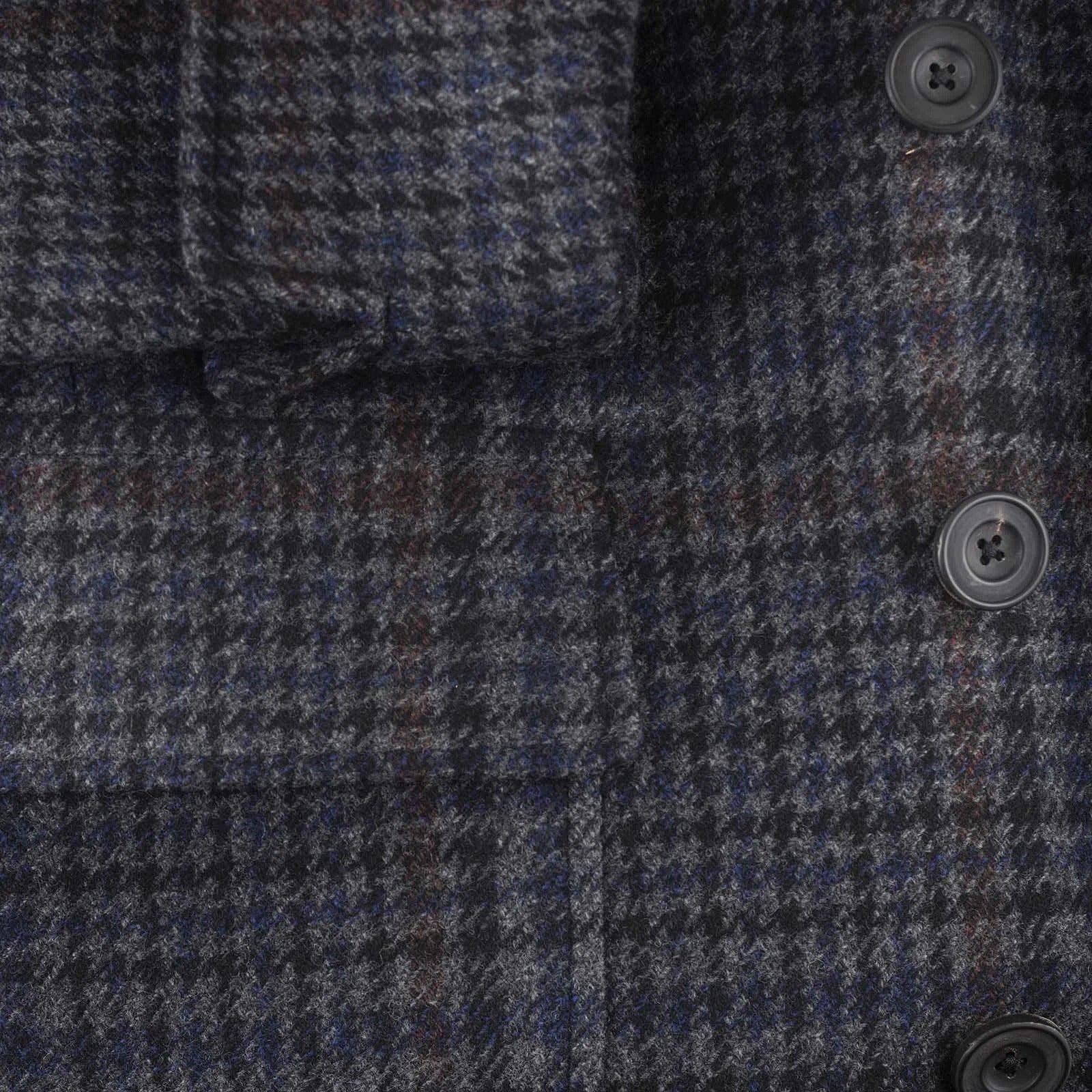 Rubinacci - Cashmere Blend Ulster Coat - Blue/Grey