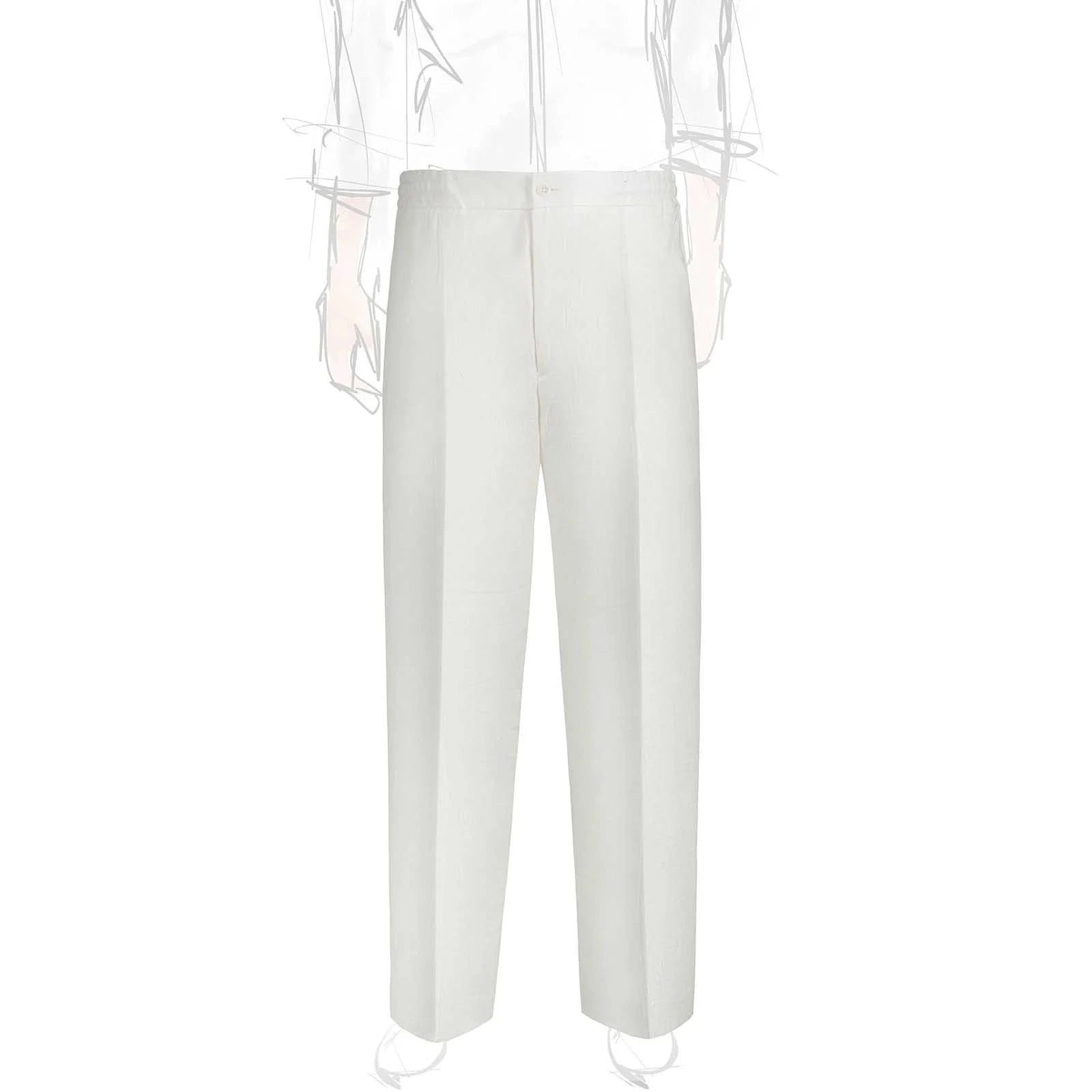 Sprezza X Rubinacci - Linen Leisure Trousers - Ivory