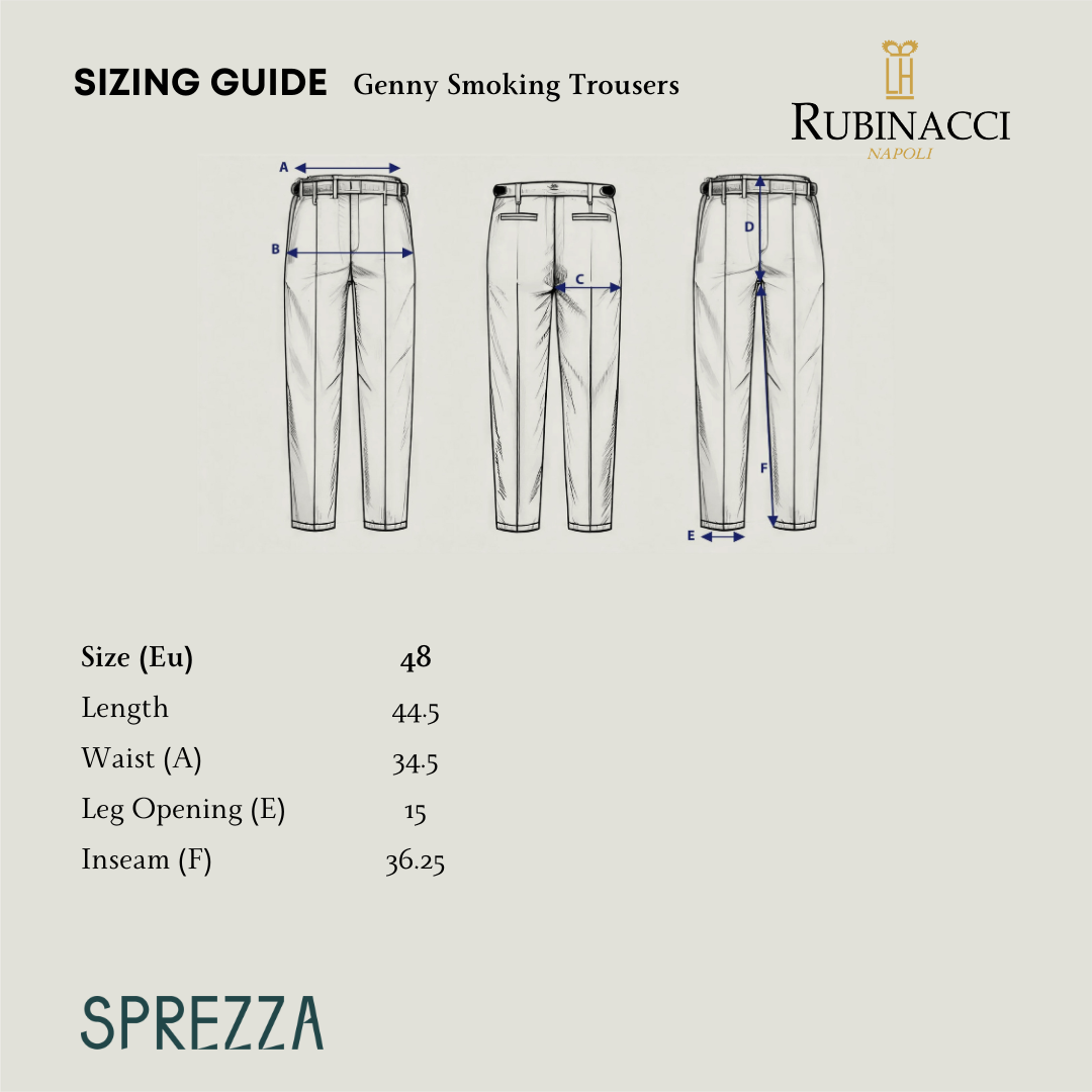 Rubinacci - Genny Wool Trousers - Black