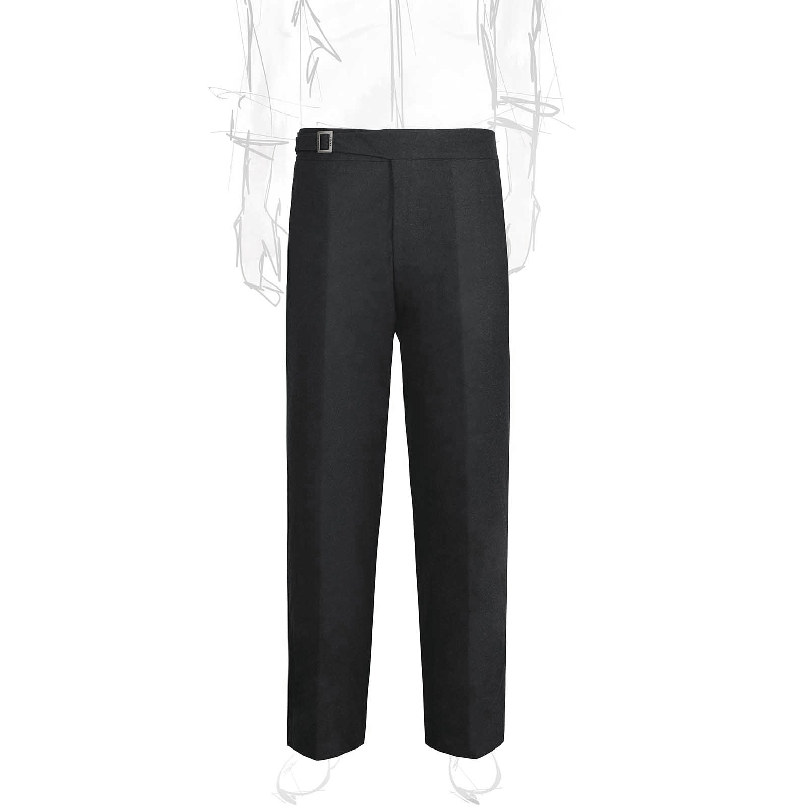 Rubinacci - Genny Wool Trousers - Black