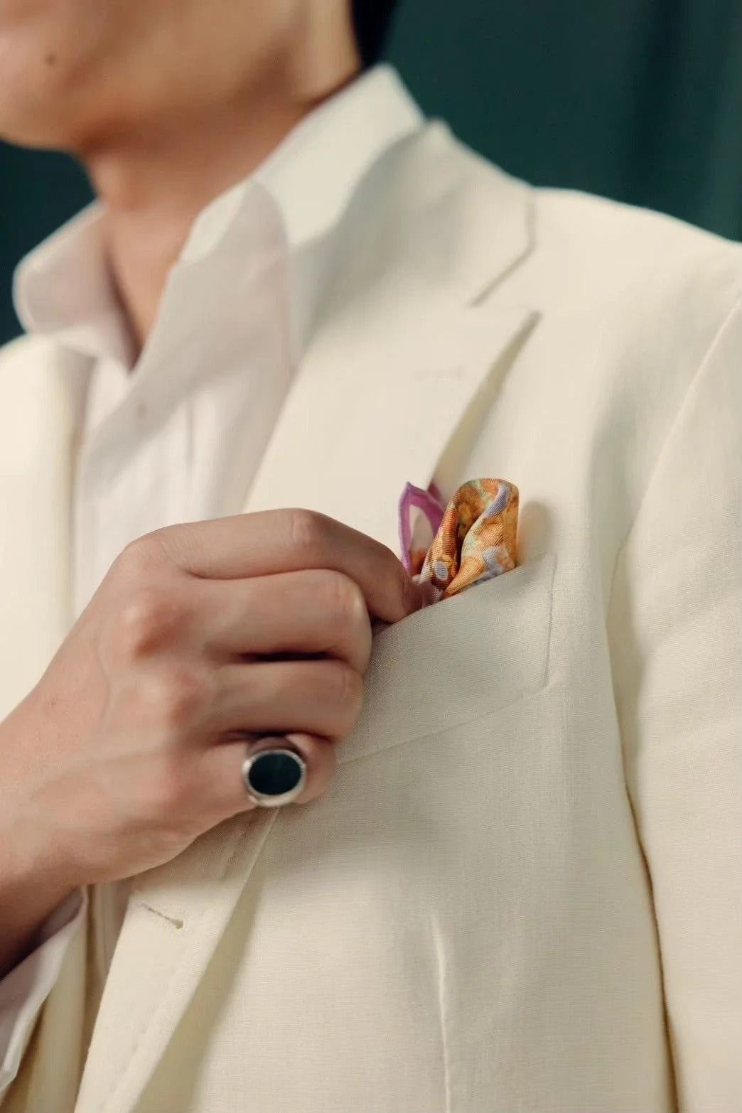 Sprezza X Rubinacci - Linen Single Breasted Jacket - Ivory