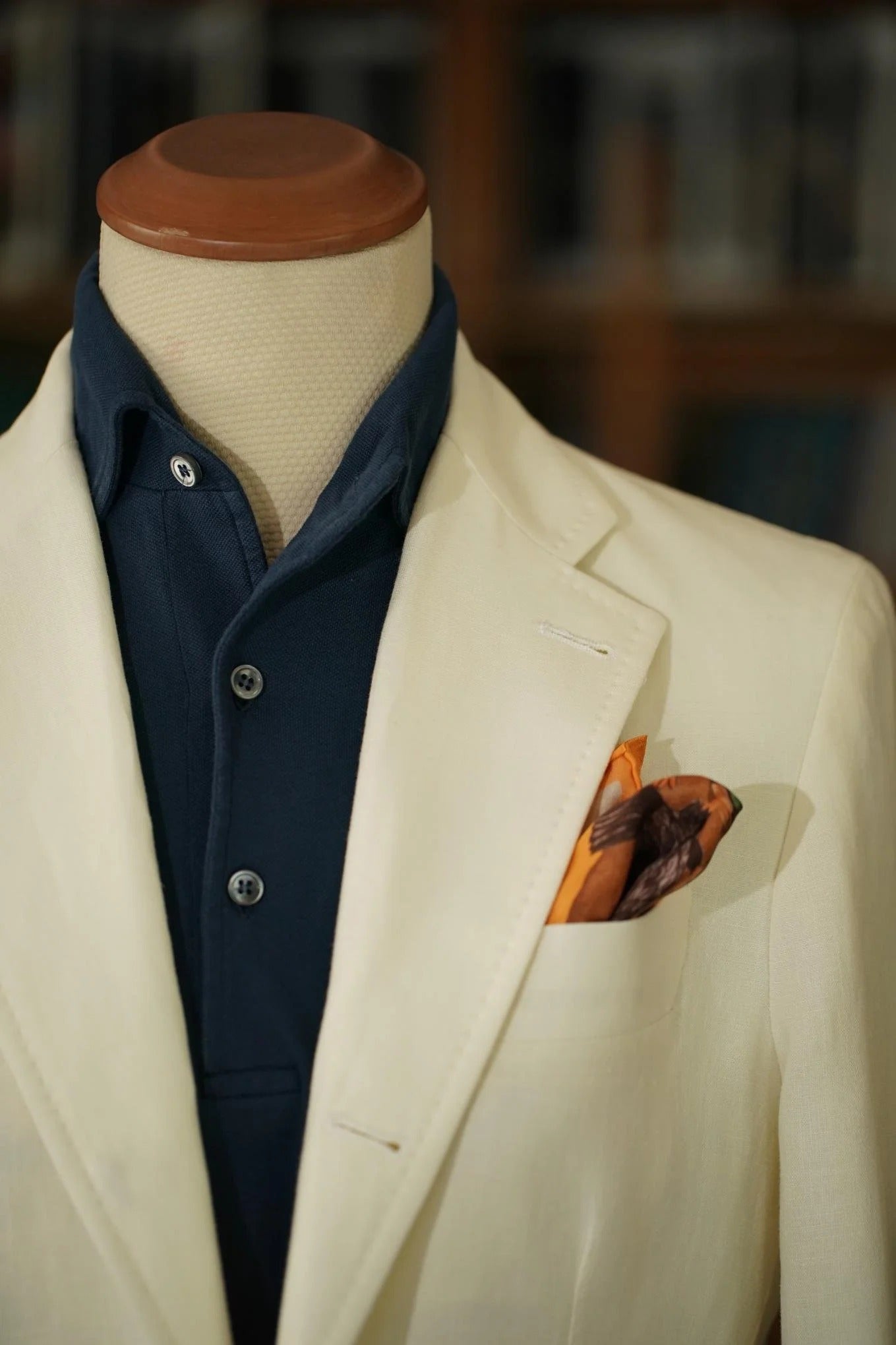 Sprezza X Rubinacci - Linen Single Breasted Jacket - Ivory