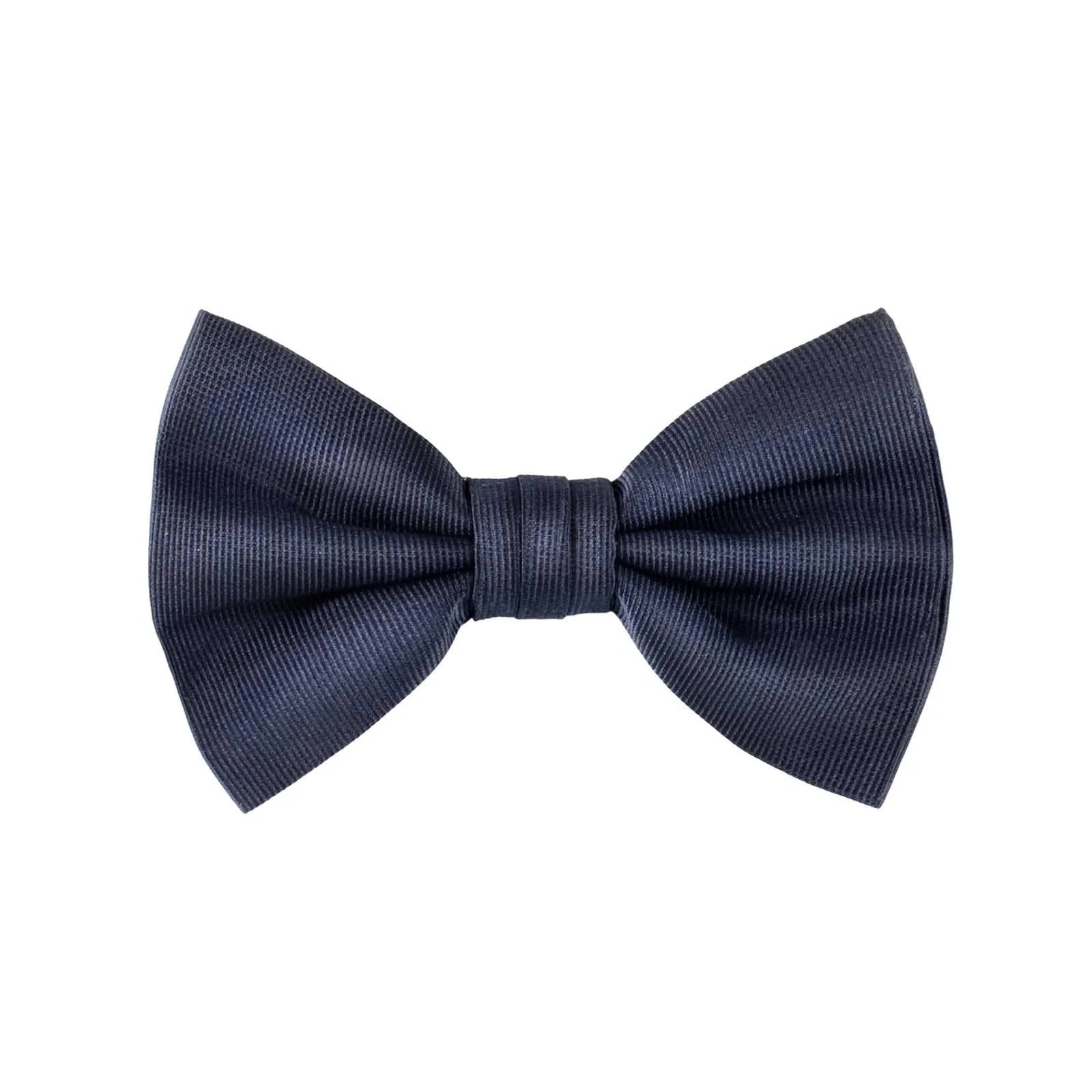 Rubinacci - Blue Grosgrain Silk Pre-Tied Bow Tie