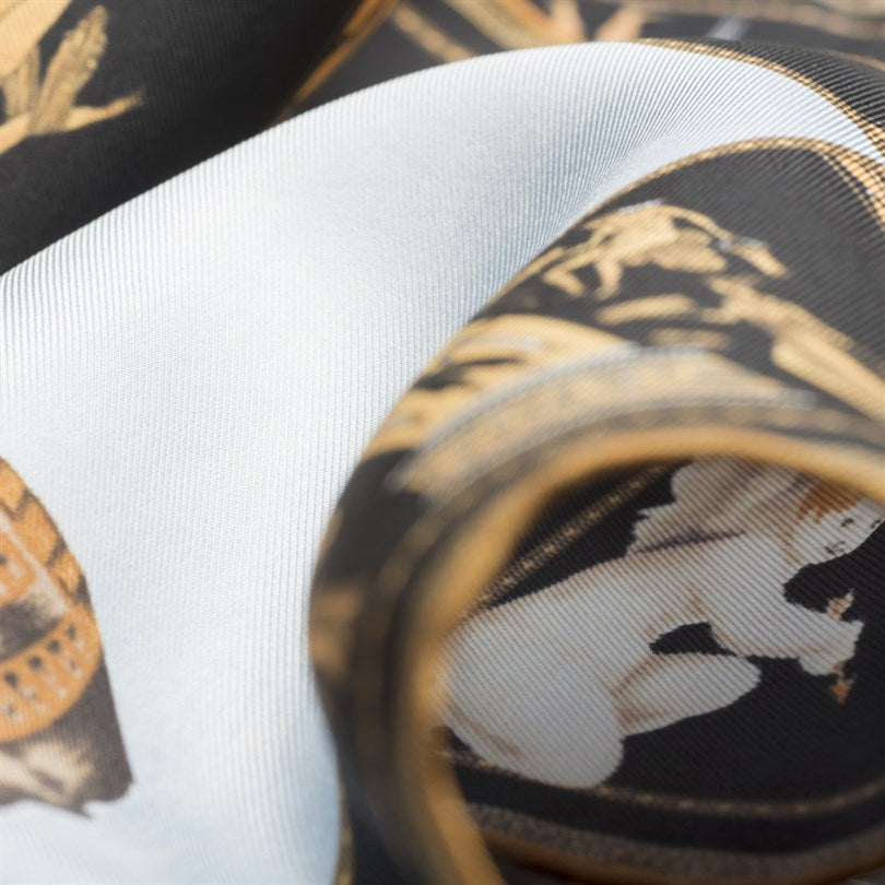 Rubinacci - Black Victory Pocket Square