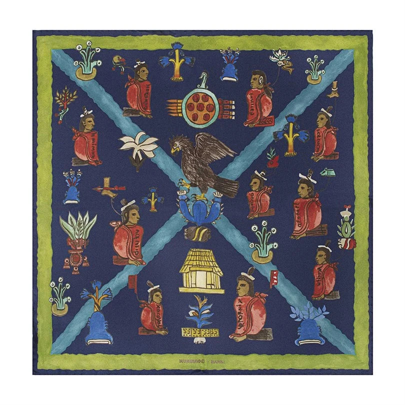 Rubinacci - Acid Green Mendoza Pocket Square