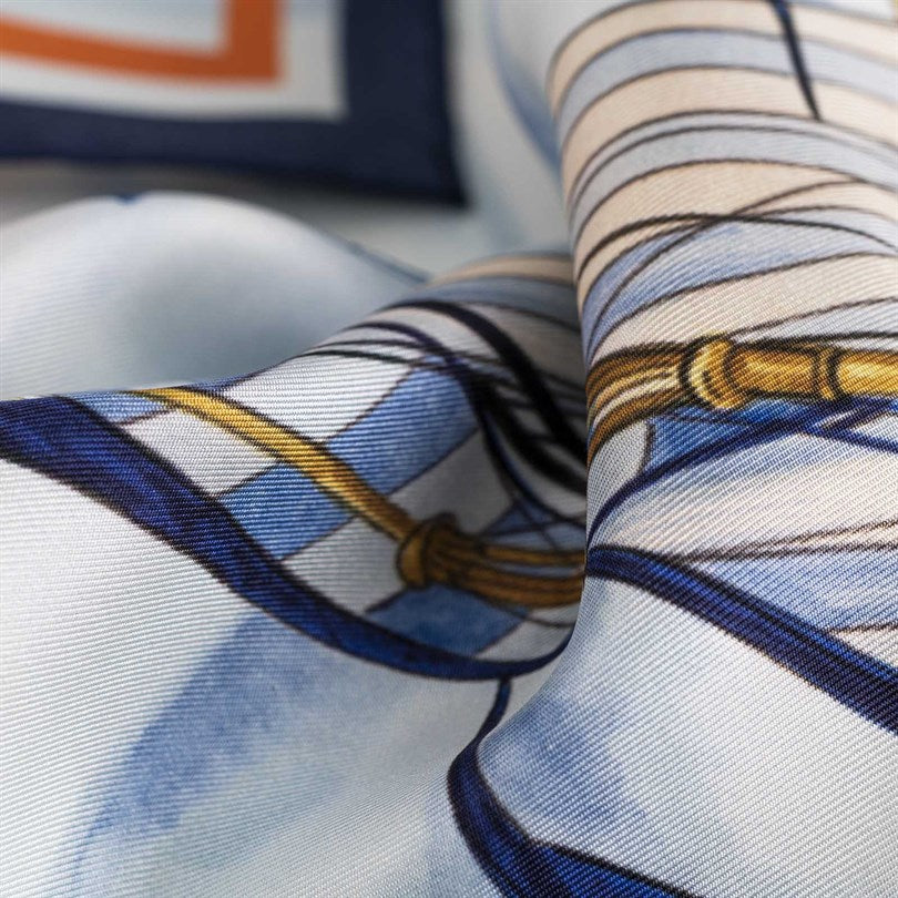 Rubinacci - Match Race Pocket Square The Netherland Team Orange