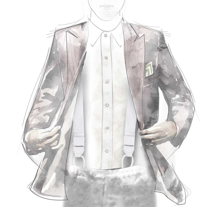 Rubinacci - White Braces