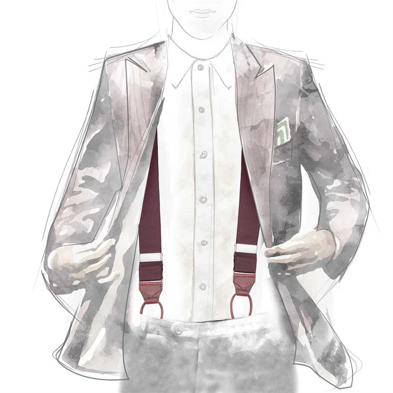 Rubinacci - Bordeaux Braces