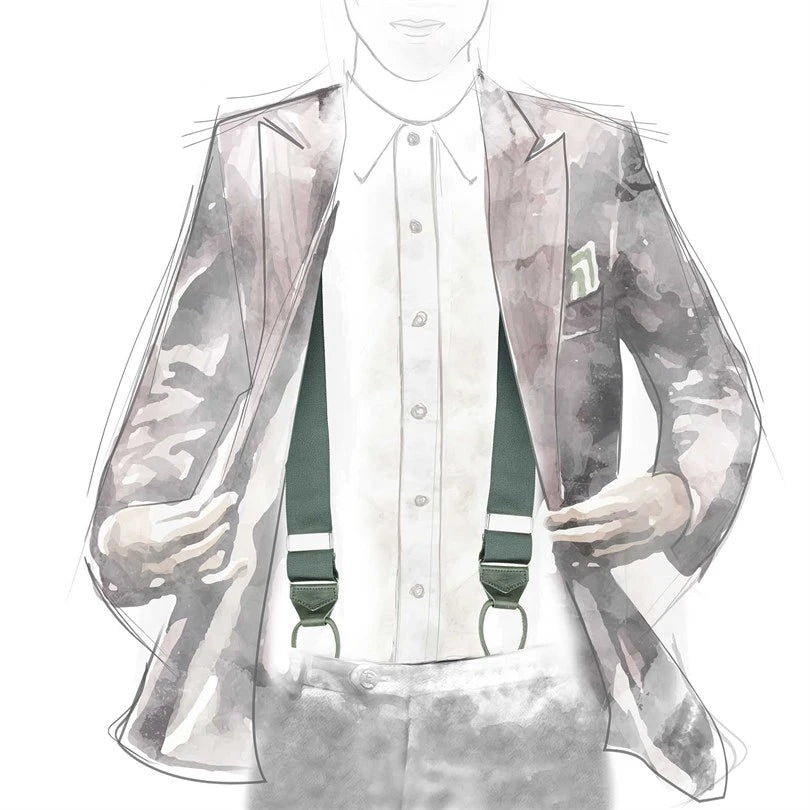 Rubinacci - Green Braces