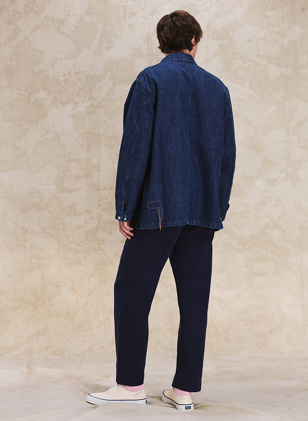 Fortela - Blake Chore Jacket - Navy Blue
