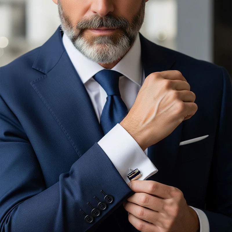 Benson & Clegg - Contemporary Onyx Cufflinks