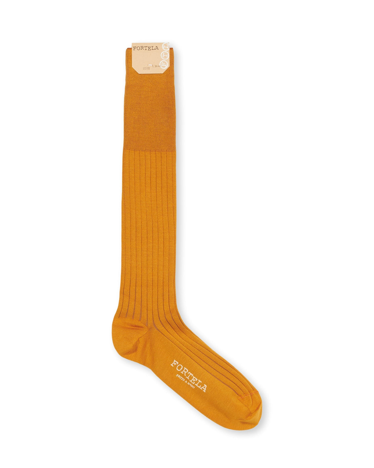Fortela - Socks Lisle Cotton - Mustard (Yo1) Fortela