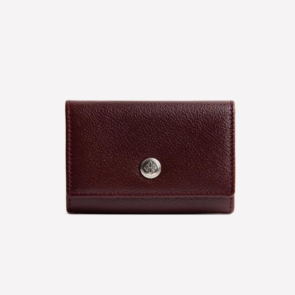 Ettinger - Capra Coin Purse with Card Pocket - Bordeaux Ettinger