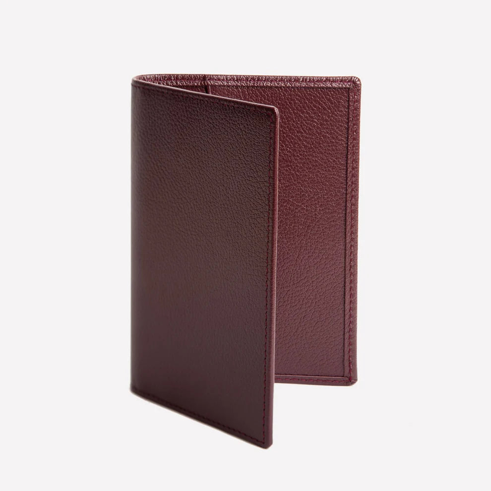 Ettinger - Capra Passport Case - Bordeaux Ettinger