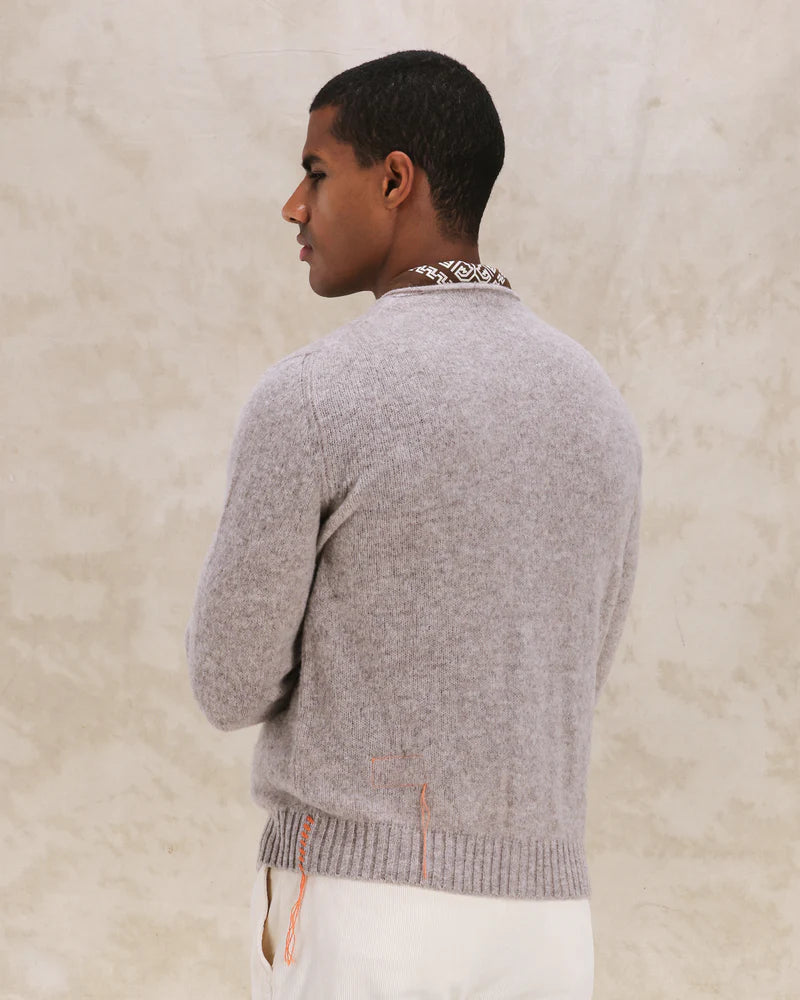 Fortela - Edmund Merino Wool Cardigan - Natural