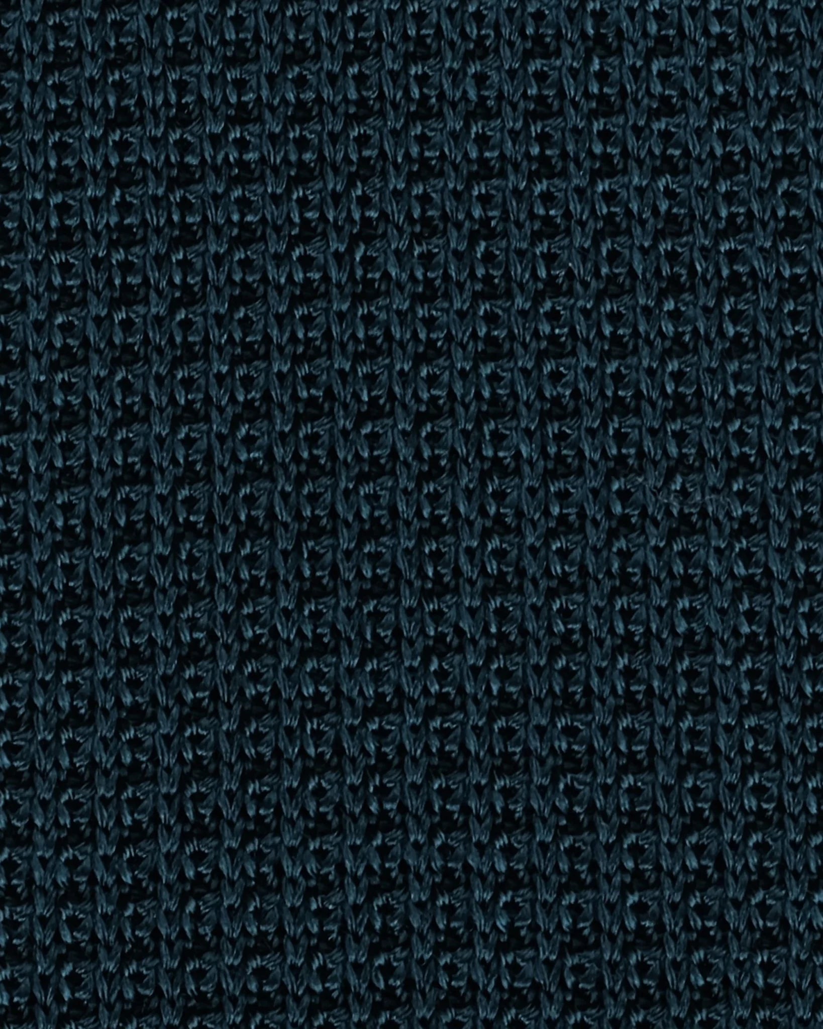 Viola Milano - Knitted Solid Limited Label Silk Tie - Cobalt Green