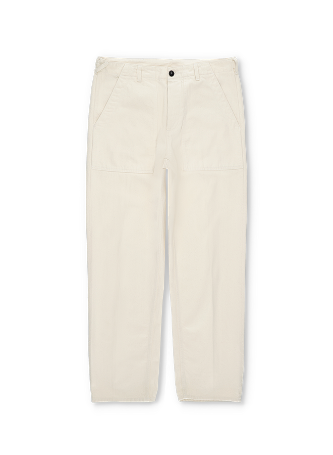 Fortela - New Fatigue Trousers - D000 Offwhite Fortela
