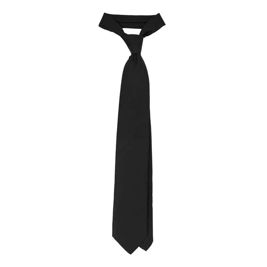 Sera Fine Silk – Black Silk Tie