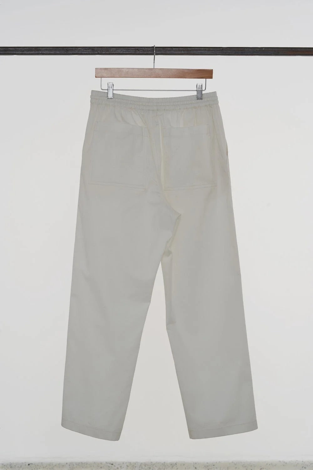 ITOH - Cotton Autoloom Drawstring Pants - White