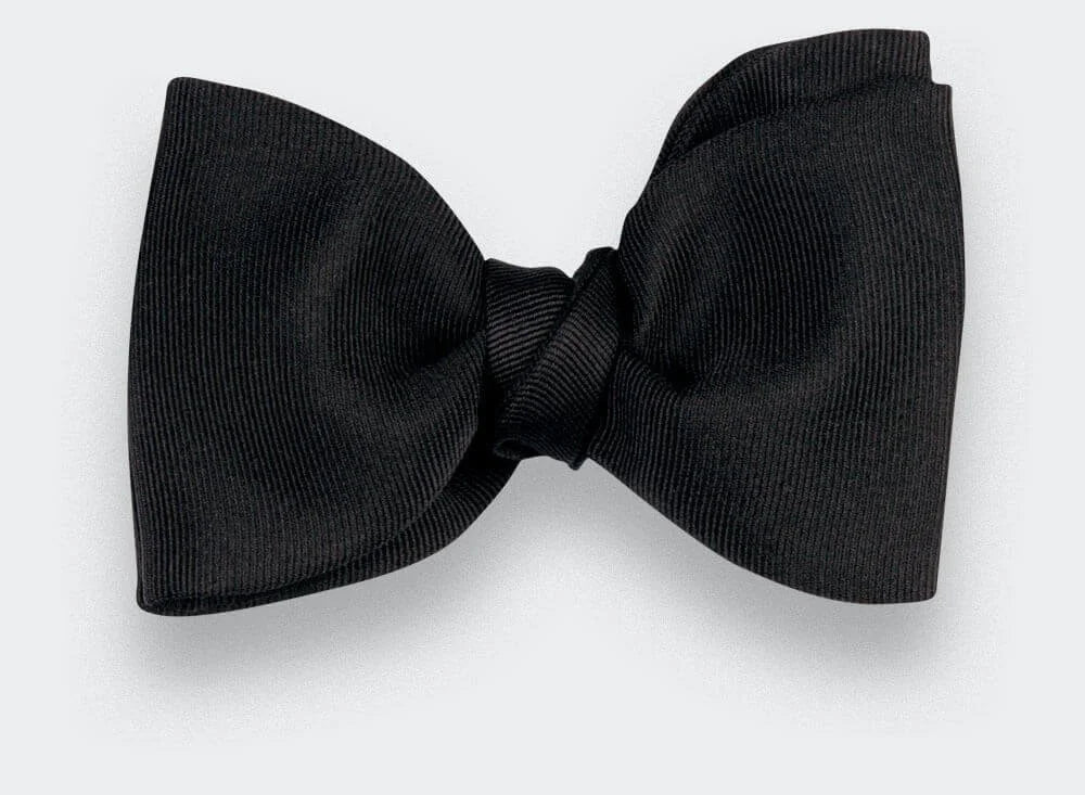 Cinabre - Black Faille Bow Tie