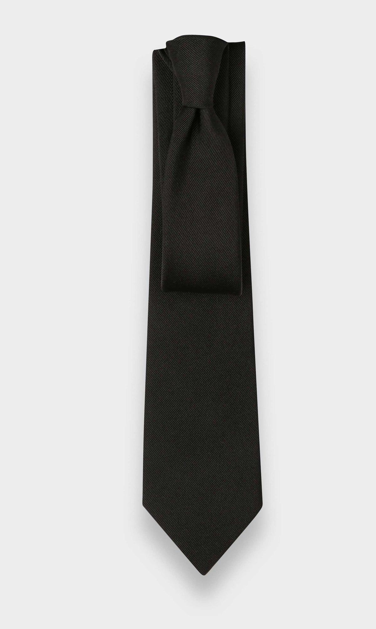 Cinabre - Black Faille Tie Cinabre