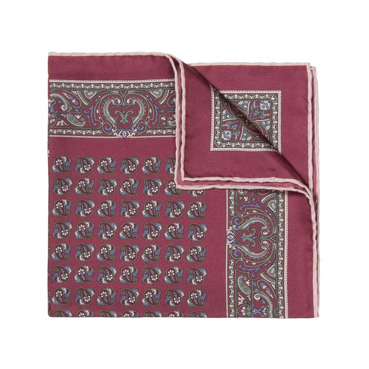 Sera Fine Silk - Rose Montepulciano Pocket Square