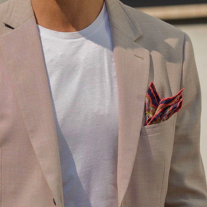 Sera Fine Silk - Cardo Pocket Square