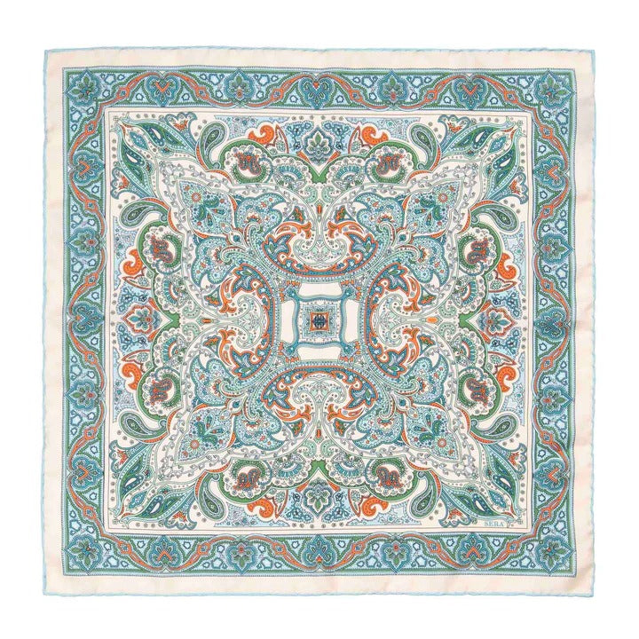 Sera Fine Silk - Vernazza Pocket Square