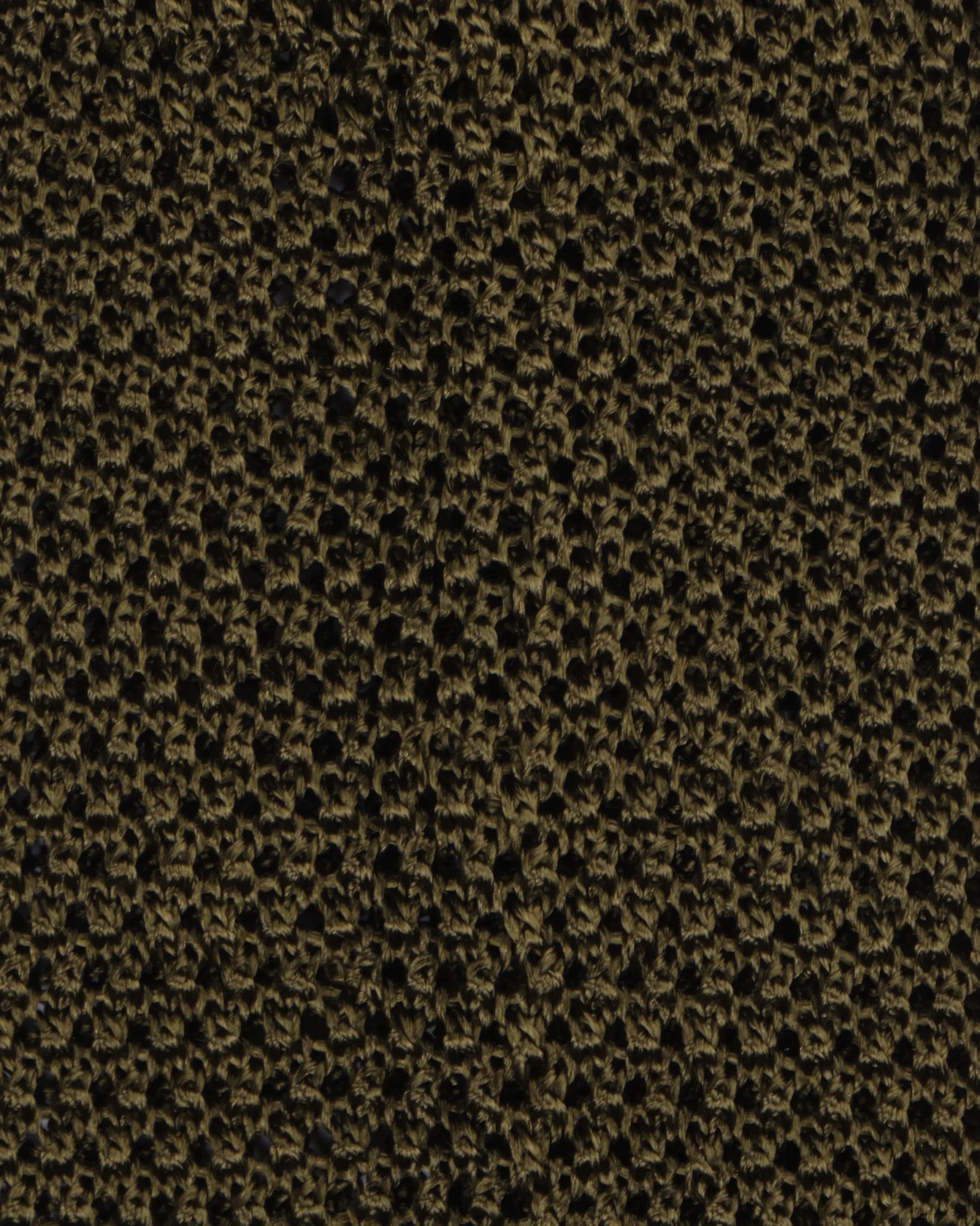 Viola Milano - Knitted Solid Limited Label Silk Tie - Olive