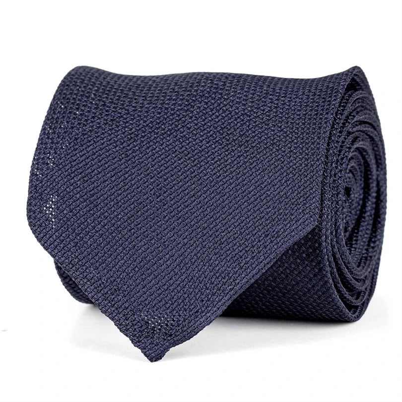 Rubinacci - Blue Navy Silk Gauze Tie