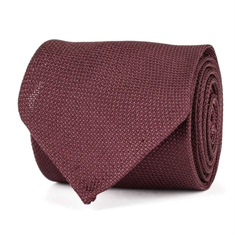 Rubinacci - Bordeaux Silk Gauze Tie Rubinacci