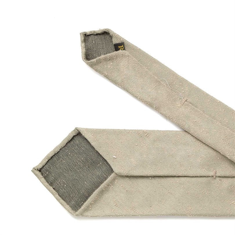 Rubinacci – Beige Shantung Tie Rubinacci