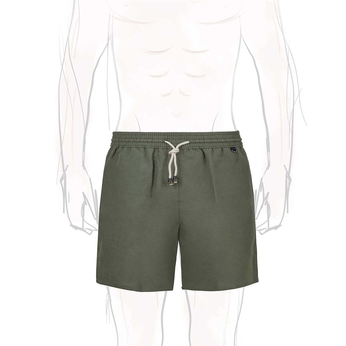 Rubinacci - Green Swim Trunks