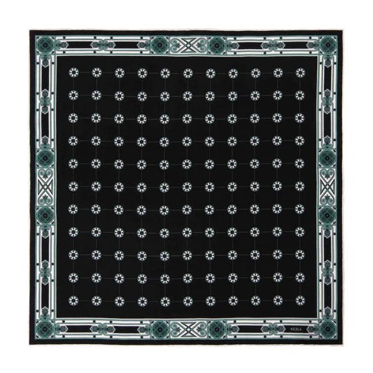 Sera  Fine Silk - Milano Midnight Pocket Square