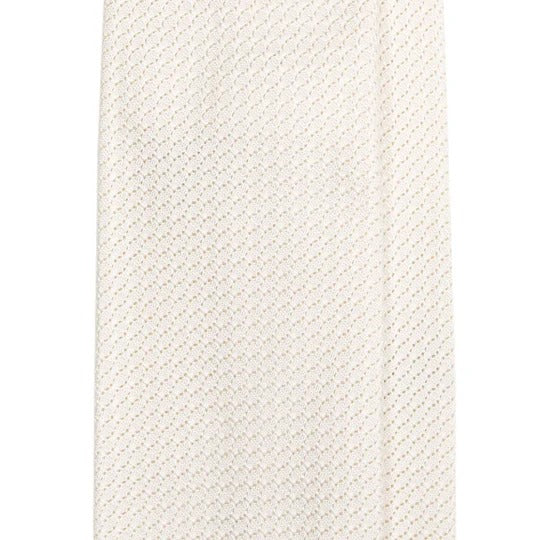 Sera  Fine Silk - White Garza Grossa Grenadine Silk Tie