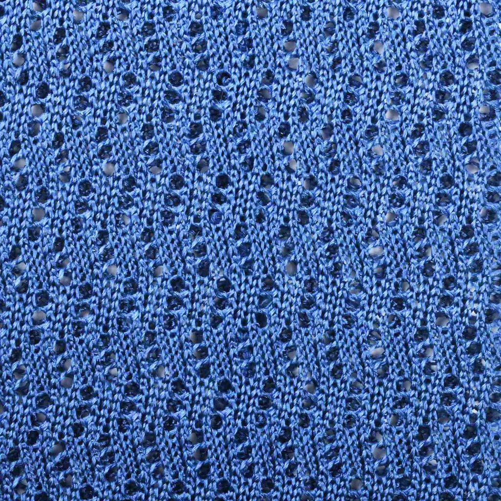 Sera  Fine Silk - Sky Blue Grenadine Silk Tie